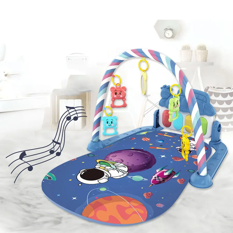 Baby Activity Gym Rack Early Education 0-36 Months Toy Gifts Musical Newborn Piano Keyboard Crawling Blanket Pedal Play Mat - Imagem 3