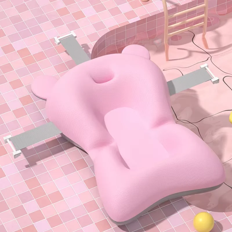 Baby Bath Support Pad Foldable Floating Seat Adjustable Newborn Bathing Cushion Infant Safety Net Hammock - Imagem 5