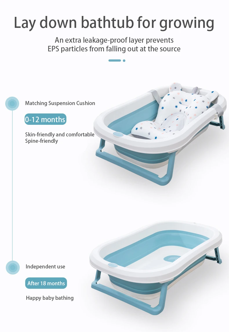Baby Bath Support Pad Foldable Floating Seat Adjustable Newborn Bathing Cushion Infant Safety Net Hammock - Imagem 18