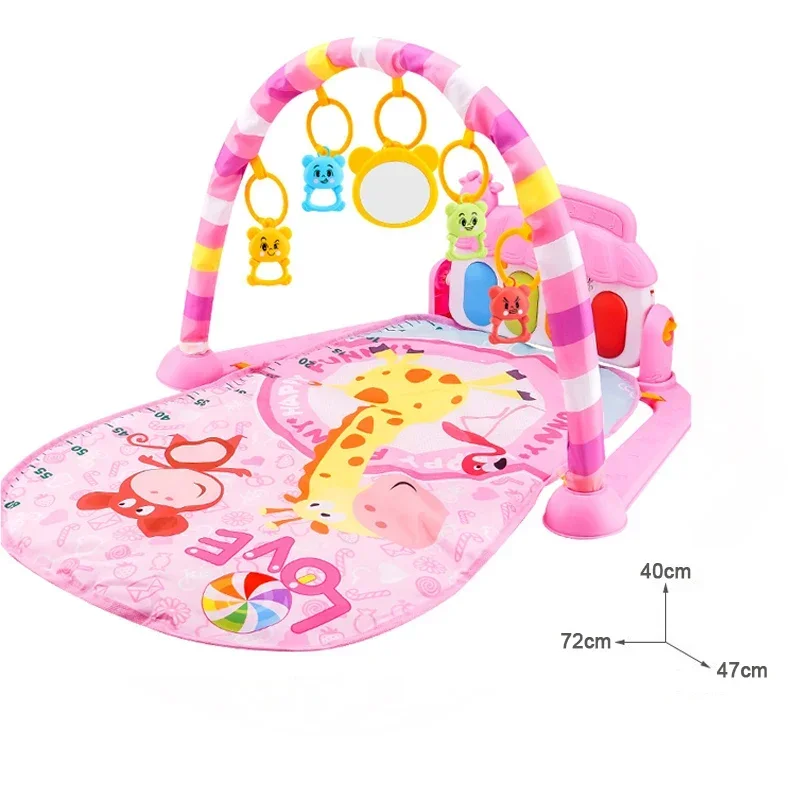 Baby Activity Gym Rack Early Education 0-36 Months Toy Gifts Musical Newborn Piano Keyboard Crawling Blanket Pedal Play Mat - Imagem 12