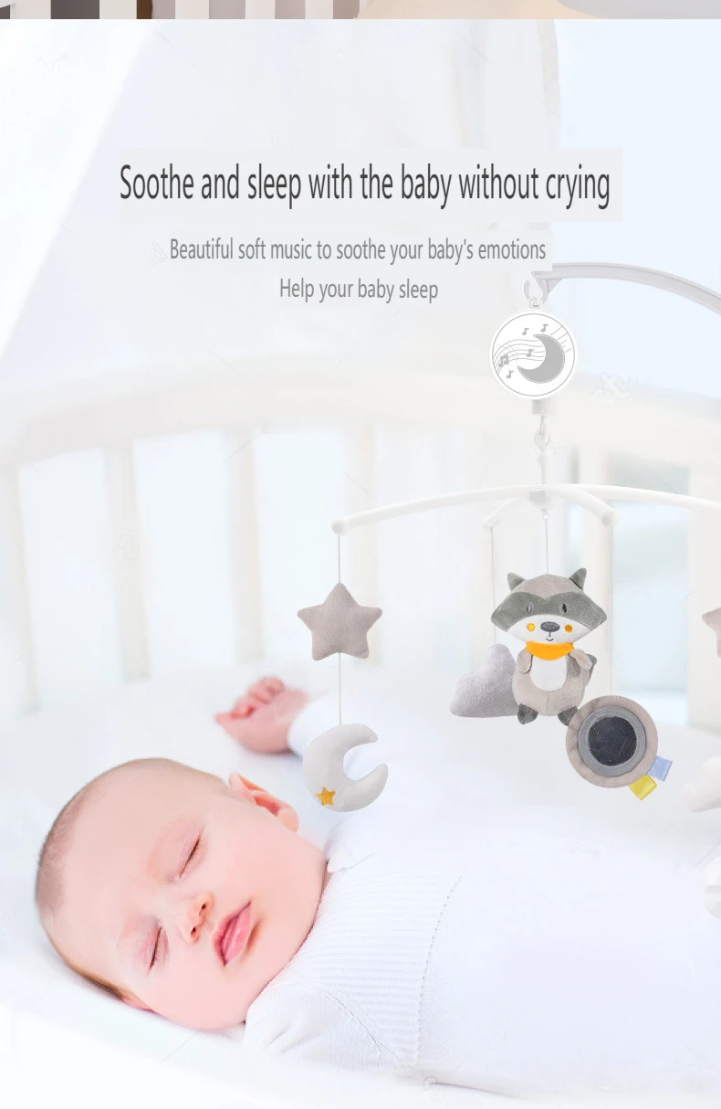 Baby Musical Crib Mobile With Hanging Rotating Toys Infant Bed Decoration Bedside Bell Toy Ringing Toys For Babies Boy And Girl - Imagem 11