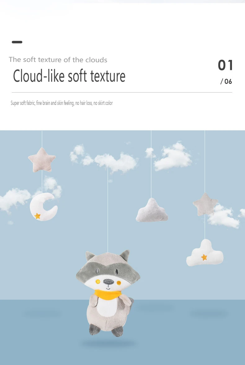 Baby Musical Crib Mobile With Hanging Rotating Toys Infant Bed Decoration Bedside Bell Toy Ringing Toys For Babies Boy And Girl - Imagem 12