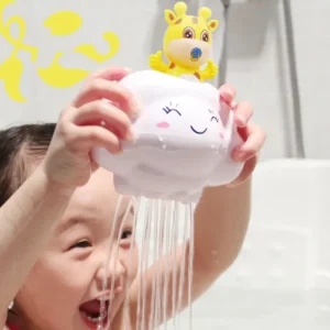 Baby Bath Toy, Bathing Cute Swimming Water Spraying Clouds Shower Bath Toy For Kids Water Playing Toy